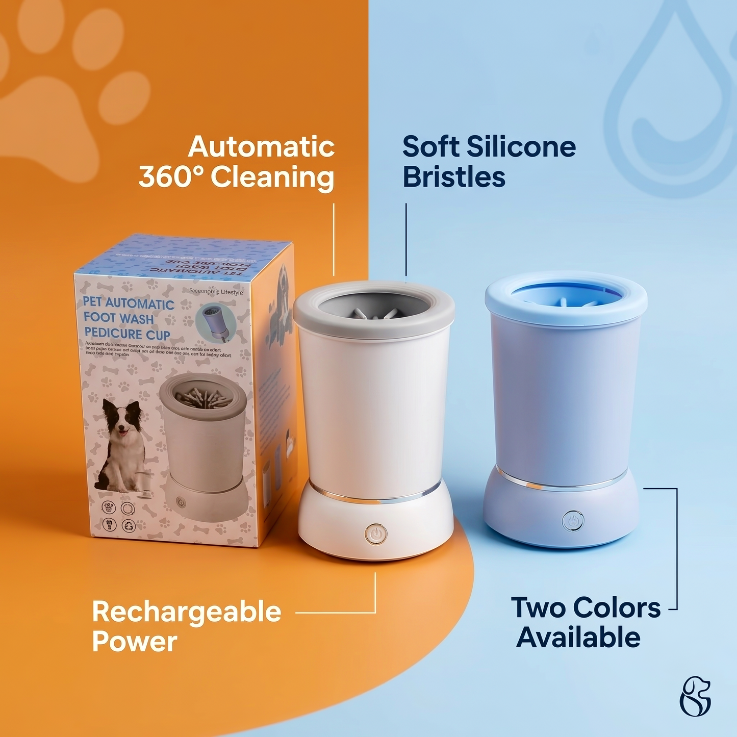 Revolutionary Electric Dog Foot Washing Cup - Effortless Paw Cleaning for Happy Pets!
