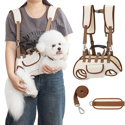 Ultimate Multi-Functional Traction Dog Bag - Portable, Breathable, and Easy to Clean for Senior or Injured Pets with Adjustable Strap