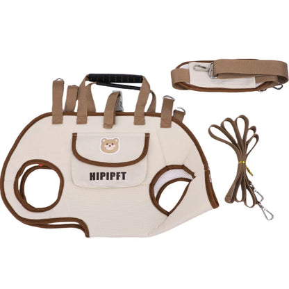 Ultimate Multi-Functional Traction Dog Bag - Portable, Breathable, and Easy to Clean for Senior or Injured Pets with Adjustable Strap