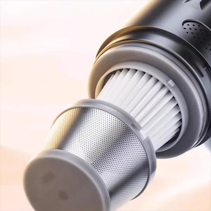 Ultimate Wireless Pet Hair Vacuum Cleaner - Dual Filter Dander Remover & Portable Fur Suction Brush for Cars
