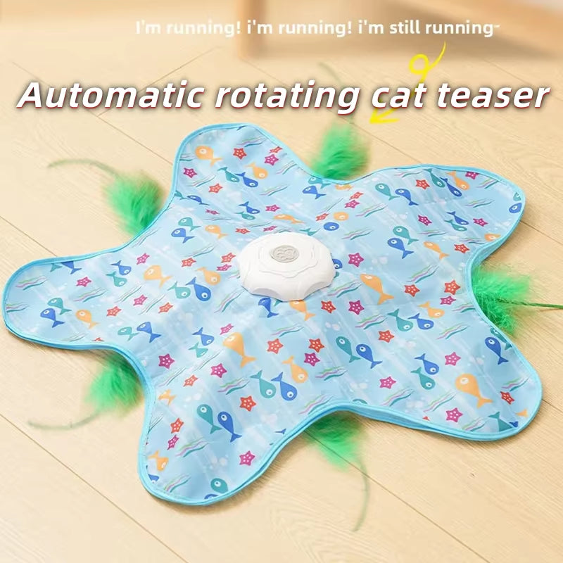 Interactive Electric Cat Turntable Toy - Ultimate Fun & Exercise for Your Feline Friend!