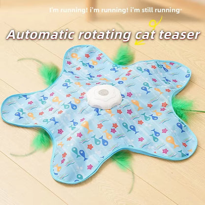 Interactive Electric Cat Turntable Toy - Ultimate Fun & Exercise for Your Feline Friend!