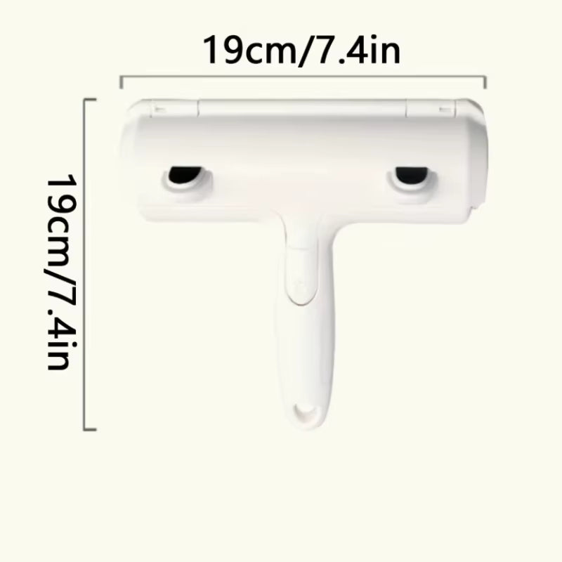 Effortless Pet Hair Removal Tool - Reusable Cat & Dog Hair Suction Brush