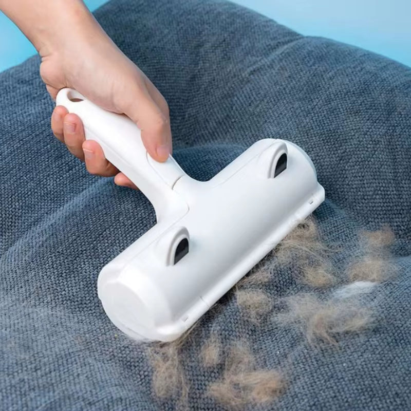 Effortless Pet Hair Removal Tool - Reusable Cat & Dog Hair Suction Brush