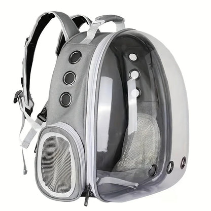 Pet Panoramic Space Capsule - Portable Transparent Outdoor Cat Backpack for Adventures