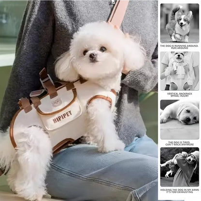Ultimate Multi-Functional Traction Dog Bag - Portable, Breathable, and Easy to Clean for Senior or Injured Pets with Adjustable Strap