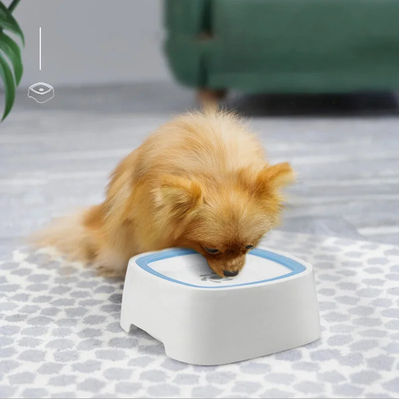 Anti-Overflow Pet Fountain: Slow-Feeding Water Dispenser for Cats and Dogs
