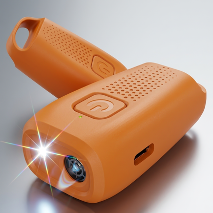 Ultimate Portable Ultrasonic Dog Repeller with LED Flashlight - USB Rechargeable Anti-Barking Solution