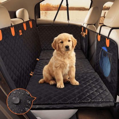 Ultimate Waterproof Dog Back Seat Extender & Hammock - Universal Car Travel Cover for Large Pets, Anti-Scratch Protection