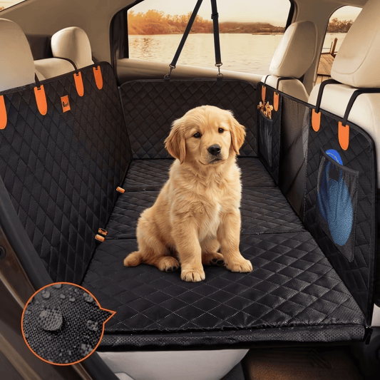 Ultimate Waterproof Dog Back Seat Extender & Hammock - Universal Car Travel Cover for Large Pets, Anti-Scratch Protection