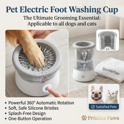 Revolutionary Electric Dog Foot Washing Cup - Effortless Paw Cleaning for Happy Pets!