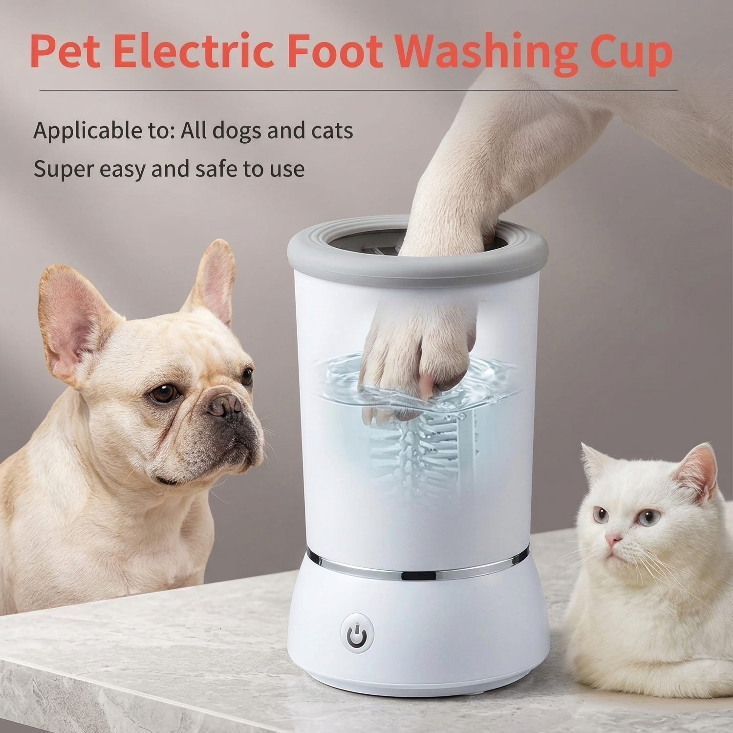Revolutionary Electric Dog Foot Washing Cup - Effortless Paw Cleaning for Happy Pets!