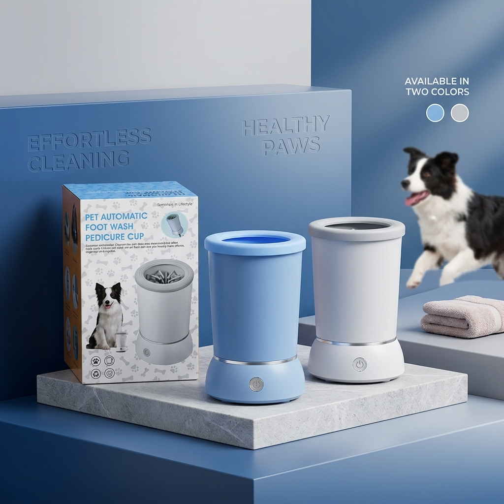 Revolutionary Electric Dog Foot Washing Cup - Effortless Paw Cleaning for Happy Pets!