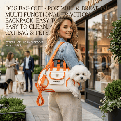 Ultimate Multi-Functional Traction Dog Bag - Portable, Breathable, and Easy to Clean for Senior or Injured Pets with Adjustable Strap
