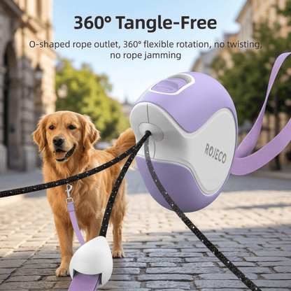 Compact 3M Automatic Retractable Dog Leash - Perfect for Outdoor Adventures with Pets!