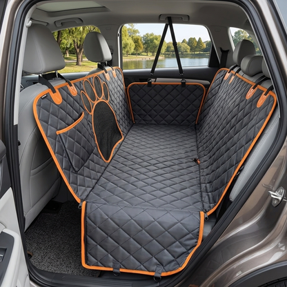 Ultimate Multifunctional Dog Seat Cover - Scratch Resistant, Advanced Waterproof Technology, Non-Slip Hammock Design, Perfect for All the Cars, Trunk, Trucks, Sedans, SUVs