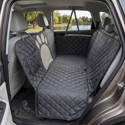 Ultimate Multifunctional Dog Seat Cover - Scratch Resistant, Advanced Waterproof Technology, Non-Slip Hammock Design, Perfect for All the Cars, Trunk, Trucks, Sedans, SUVs