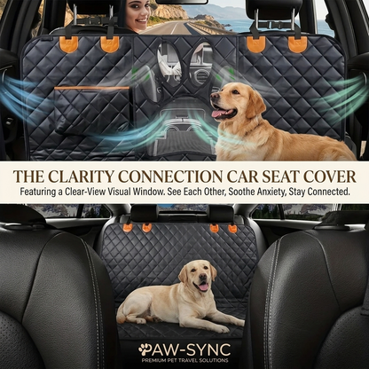 Ultimate Multifunctional Dog Seat Cover - Scratch Resistant, Advanced Waterproof Technology, Non-Slip Hammock Design, Perfect for All the Cars, Trunk, Trucks, Sedans, SUVs