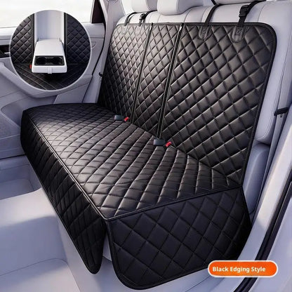 Ultimate Waterproof Pet Car Seat Cover - Durable & Portable Dog/Cat Cushion for Rear Seats