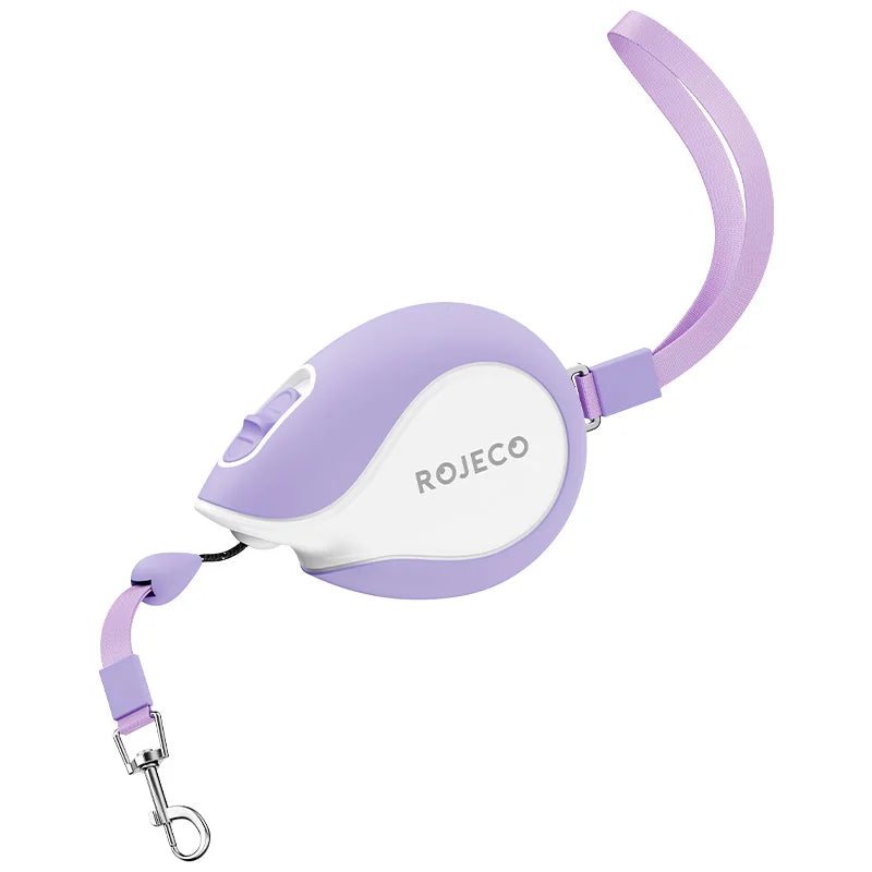 Compact 3M Automatic Retractable Dog Leash - Perfect for Outdoor Adventures with Pets!