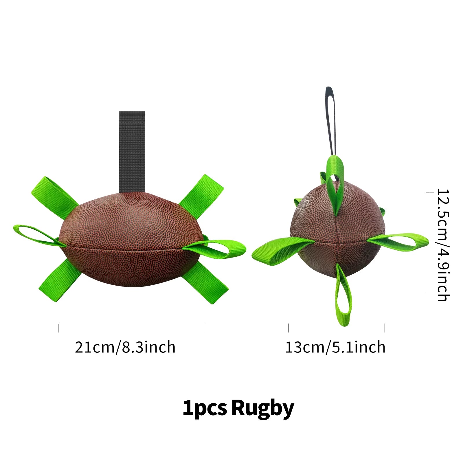 Interactive Soccer Ball Dog Toy with Straps - For dogs of all sizes - Makes summer more fun for your family 
