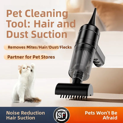 Revolutionary Wireless Pet Hair Vacuum Cleaner - Effortless Cat & Dog Hair Removal for Home & Bedding