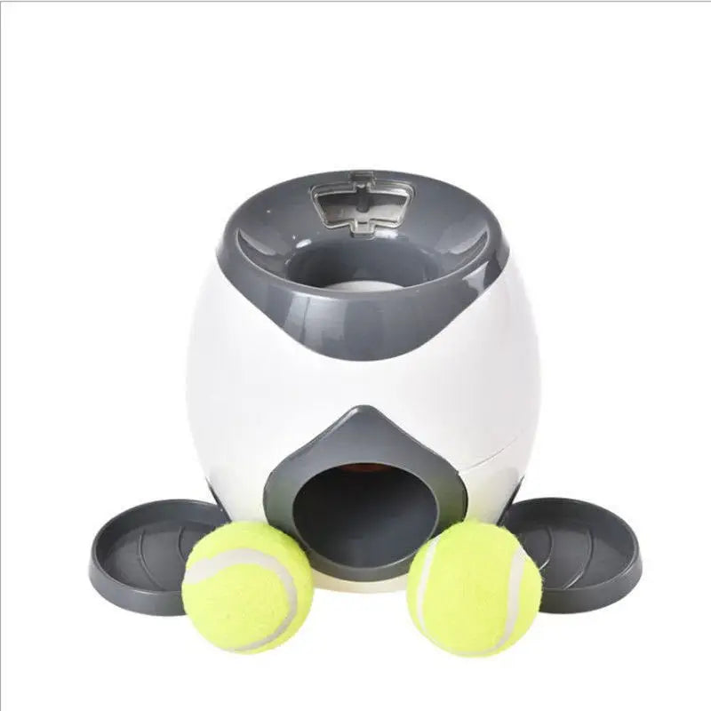 Ball Machine Launcher for Dogs Mental Stimulation Interactive Training Dog Toys Indoor Outdoor Ball Thrower Machine Pet Toys