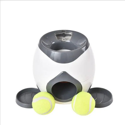 Ball Machine Launcher for Dogs Mental Stimulation Interactive Training Dog Toys Indoor Outdoor Ball Thrower Machine Pet Toys