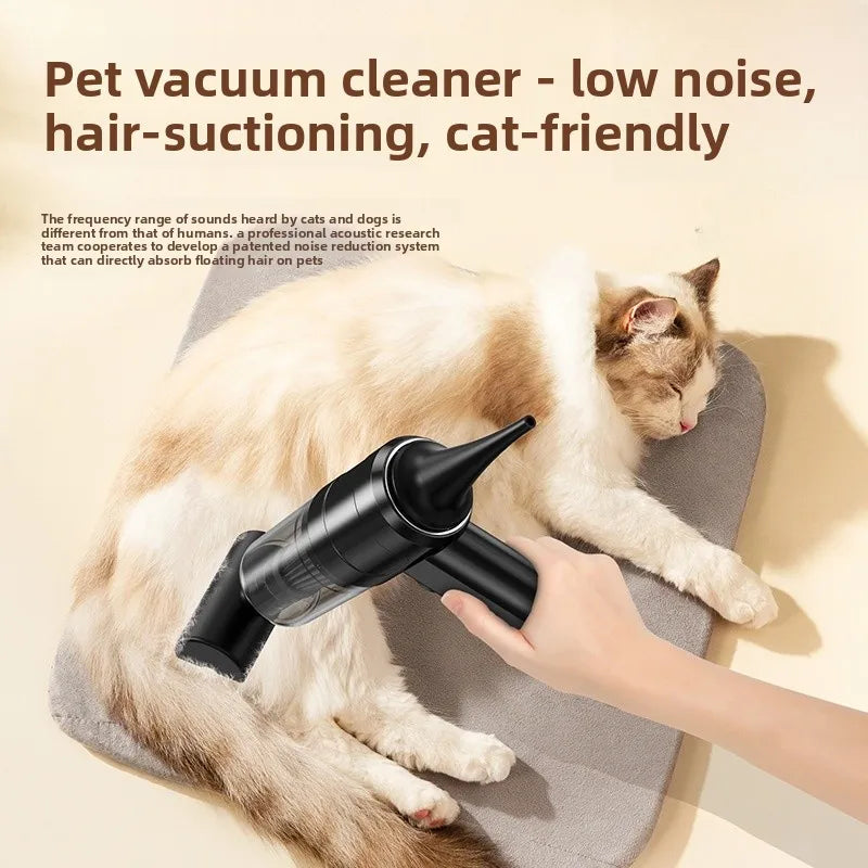 Revolutionary Wireless Pet Hair Vacuum Cleaner - Effortless Cat & Dog Hair Removal for Home & Bedding