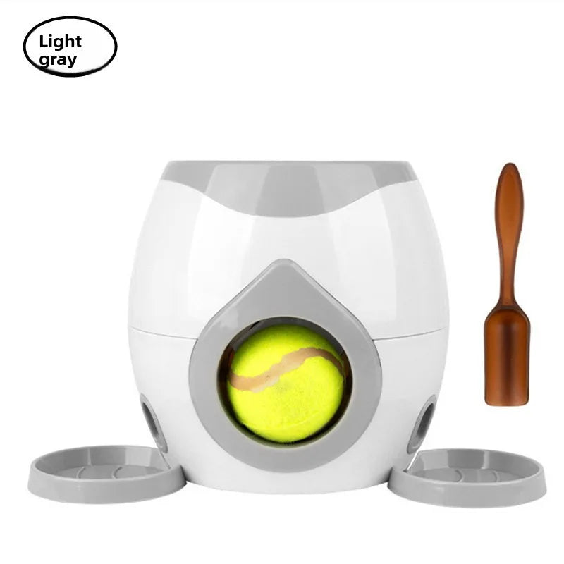 Ball Machine Launcher for Dogs Mental Stimulation Interactive Training Dog Toys Indoor Outdoor Ball Thrower Machine Pet Toys