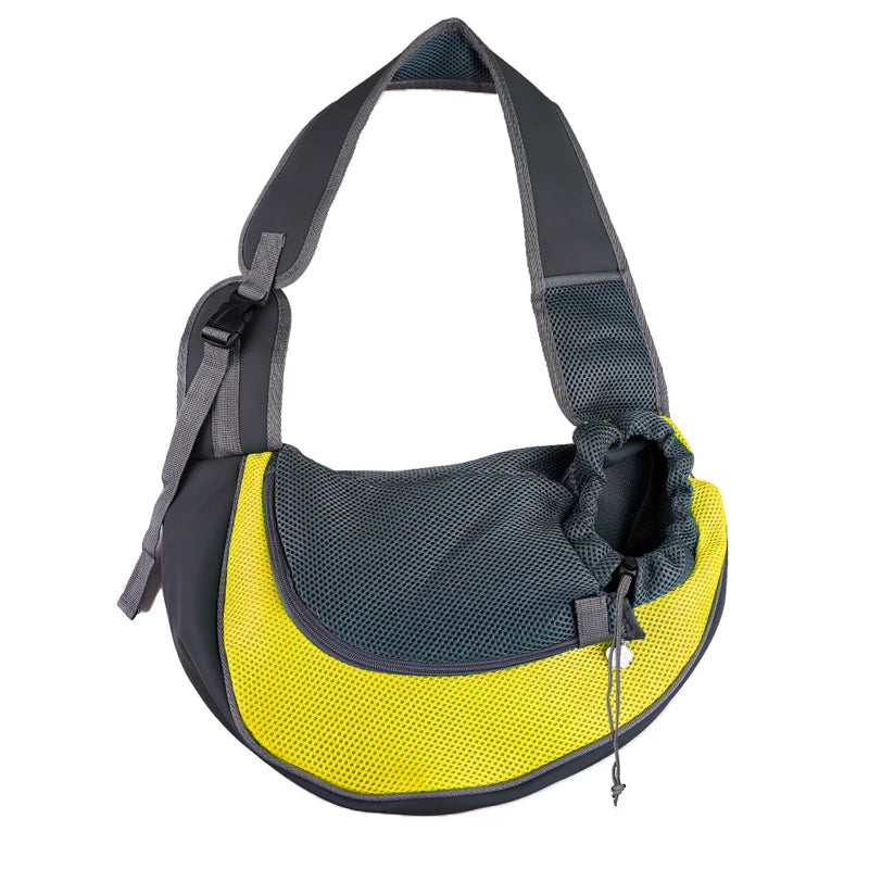 Comfortable Pet Carrier Backpack - Stylish Sling Bag for Cats & Dogs, Perfect for Travel & Outdoor Adventures