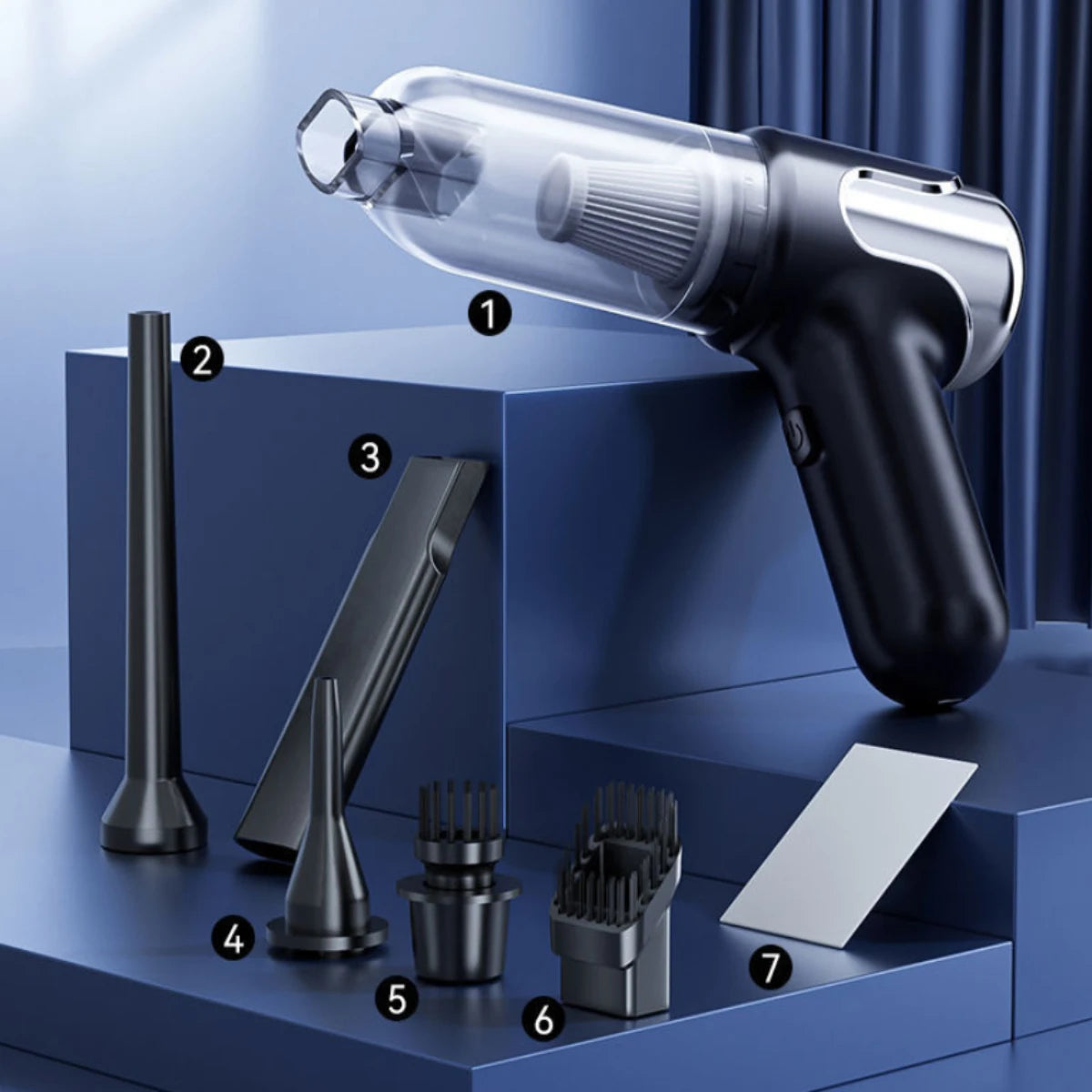 Powerful Multifunctional Cordless Handheld Vacuum - Your Pet Hair Remover or for Home & Auto