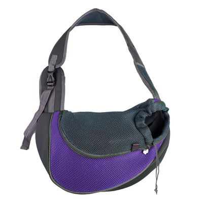 Comfortable Pet Carrier Backpack - Stylish Sling Bag for Cats & Dogs, Perfect for Travel & Outdoor Adventures