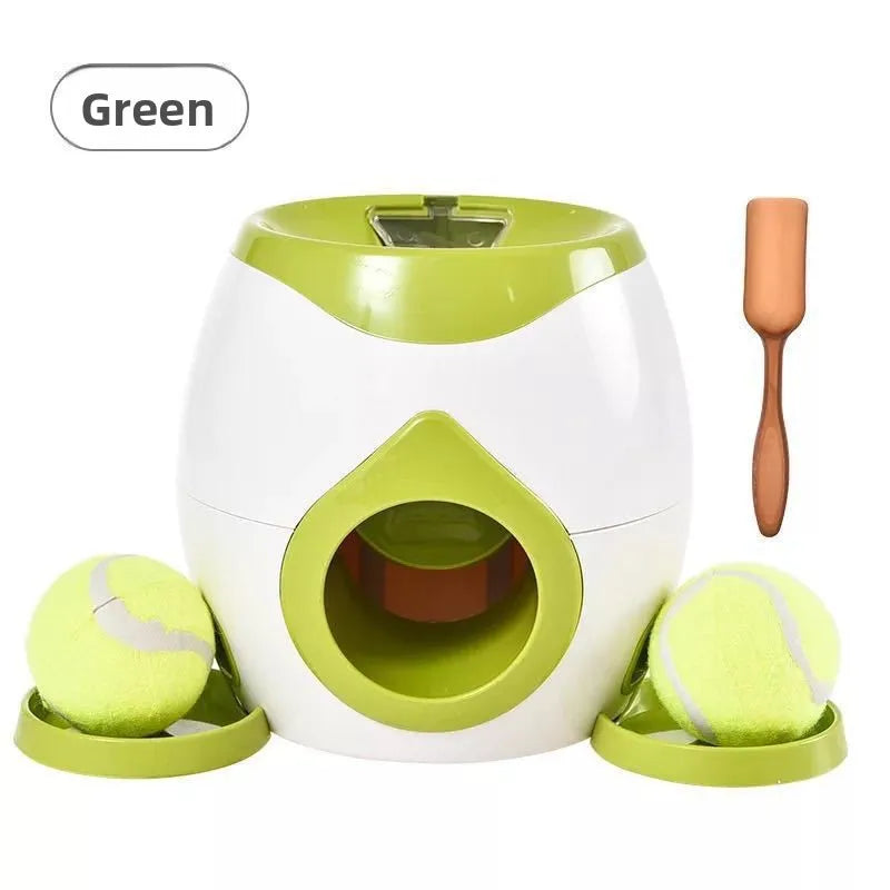 Ball Machine Launcher for Dogs Mental Stimulation Interactive Training Dog Toys Indoor Outdoor Ball Thrower Machine Pet Toys