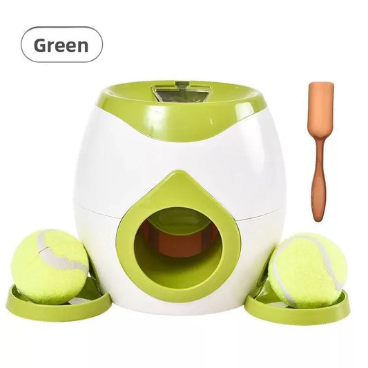 Ball Machine Launcher for Dogs Mental Stimulation Interactive Training Dog Toys Indoor Outdoor Ball Thrower Machine Pet Toys