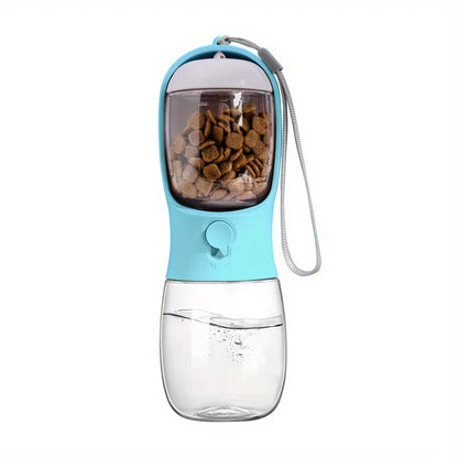 Ultimate Portable Pet Water Bottle & Food Container - Leak Proof Outdoor Dispenser for Dogs and Cats