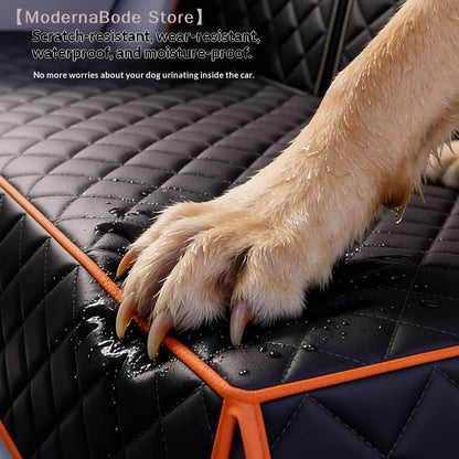 Ultimate Waterproof Pet Car Seat Cover - Durable & Portable Dog/Cat Cushion for Rear Seats