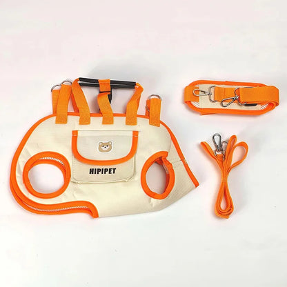 Ultimate Multi-Functional Traction Dog Bag - Portable, Breathable, and Easy to Clean for Senior or Injured Pets with Adjustable Strap