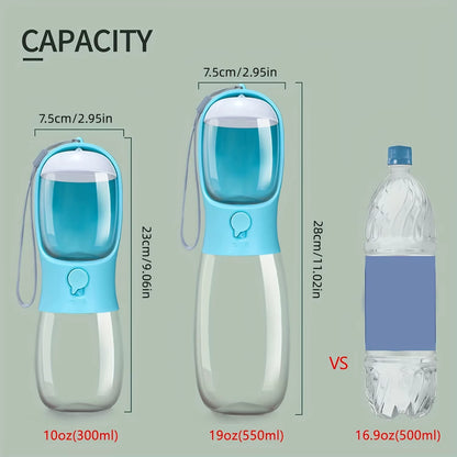 Ultimate Portable Pet Water Bottle & Food Container - Leak Proof Outdoor Dispenser for Dogs and Cats